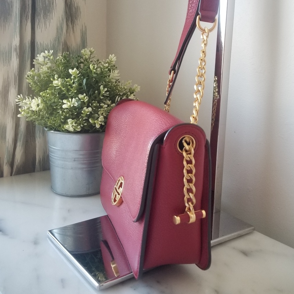🛑SOLD•Preloved Tory Burch Chelsea Chain Crossbody - Picture 4 of 8